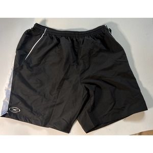 New Old Stock Men's Black XARA Soccer Athletic Polyester Shorts Size XXL Porto